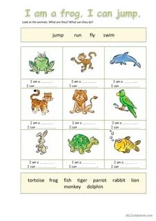 It's a simple worksheet for young learners focused on animal vocabular...