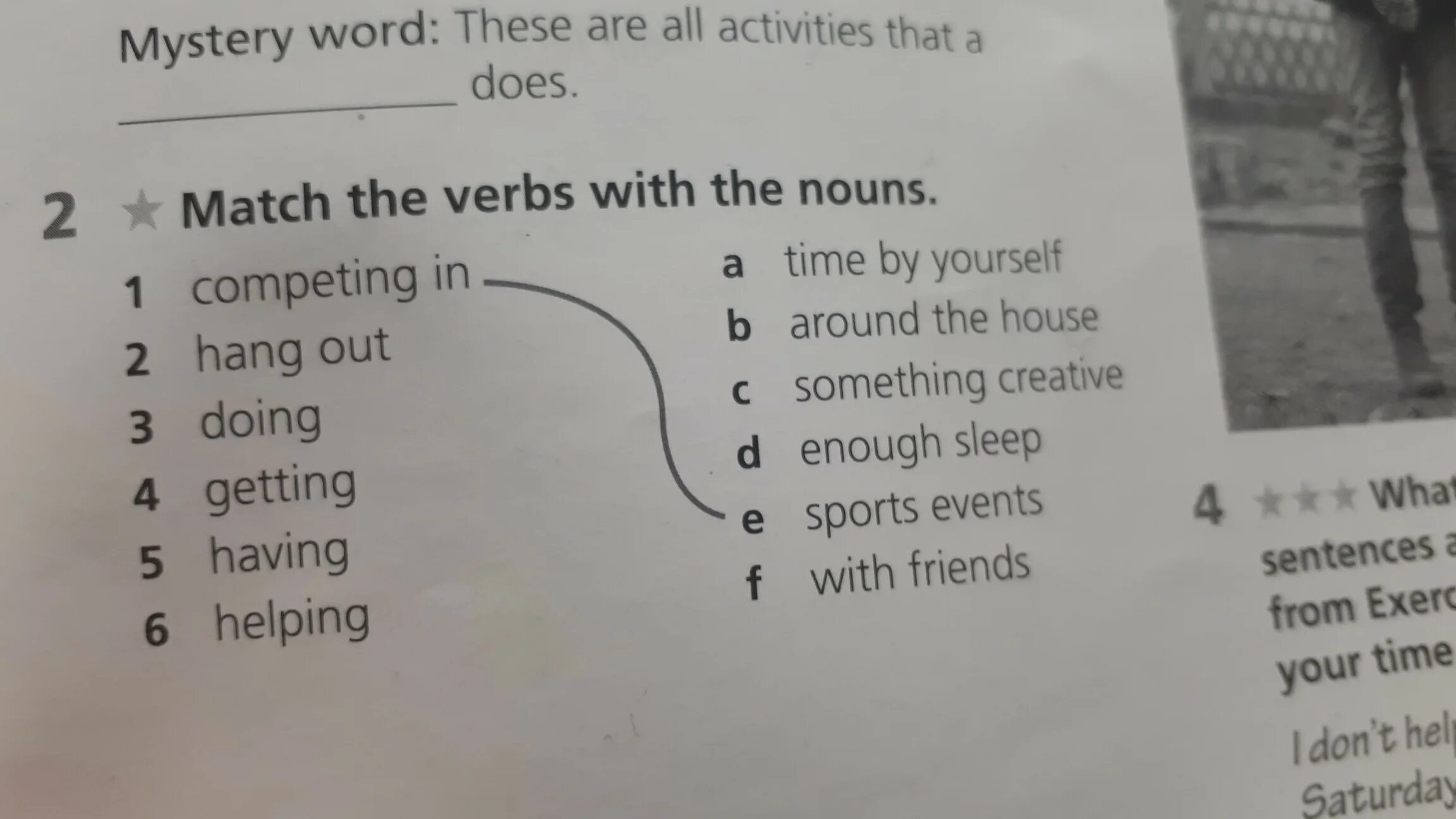 Match the verbs with the Nouns. Match verb. A. Match the verbs with the Nouns Recharge. Match the verbs with Nouns and write the code.