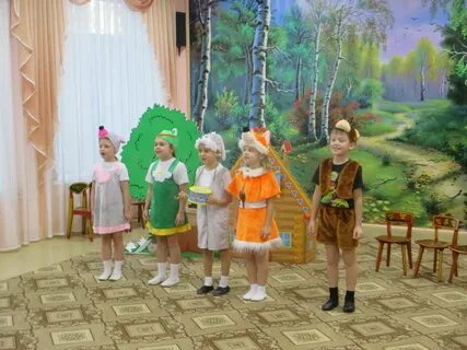 Инсценировка сказки в младшей группе
