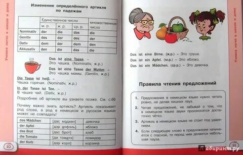 Читаем пишем по немецки