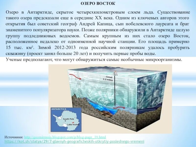 Озеро восток в антарктиде. Озеро восток подо льдом. Ледниковое озеро восток. Озеро восток скважина. Открытие озера восток в антарктиде.