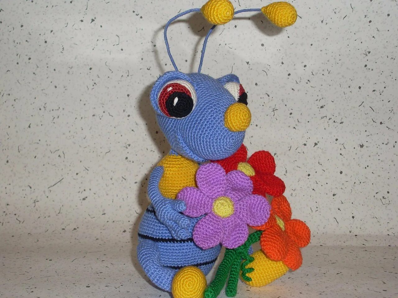 вязаные игрушки беловой