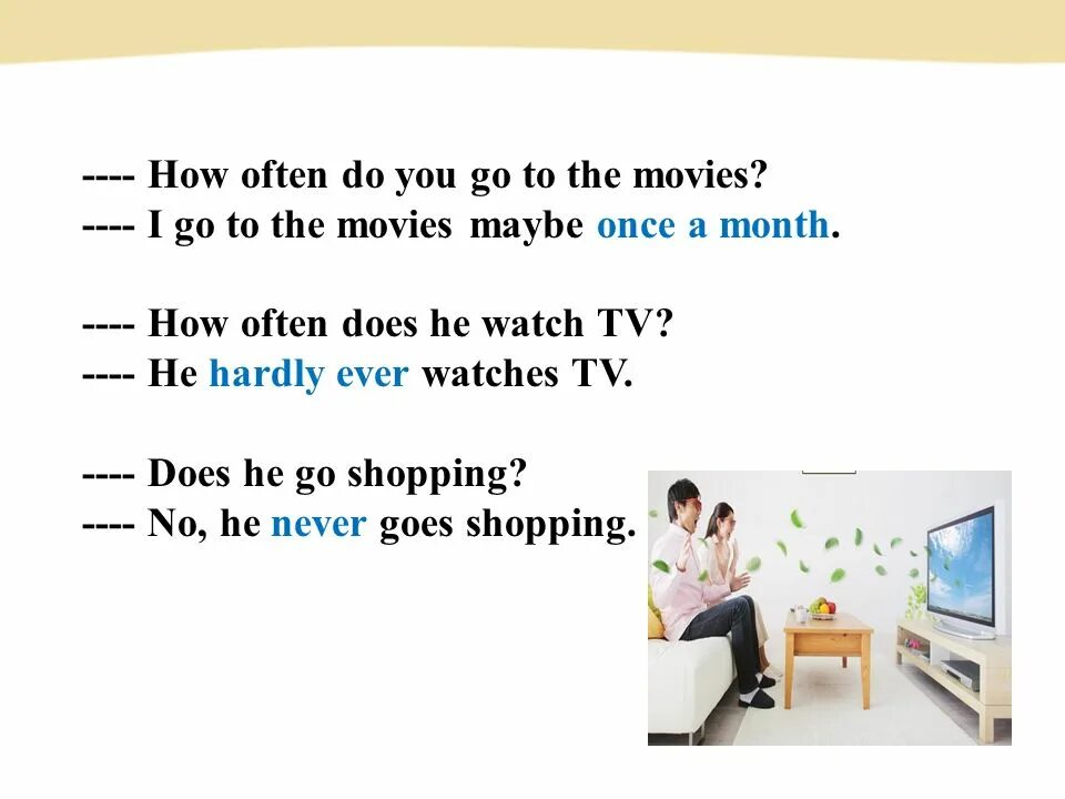 Do you often watch tv