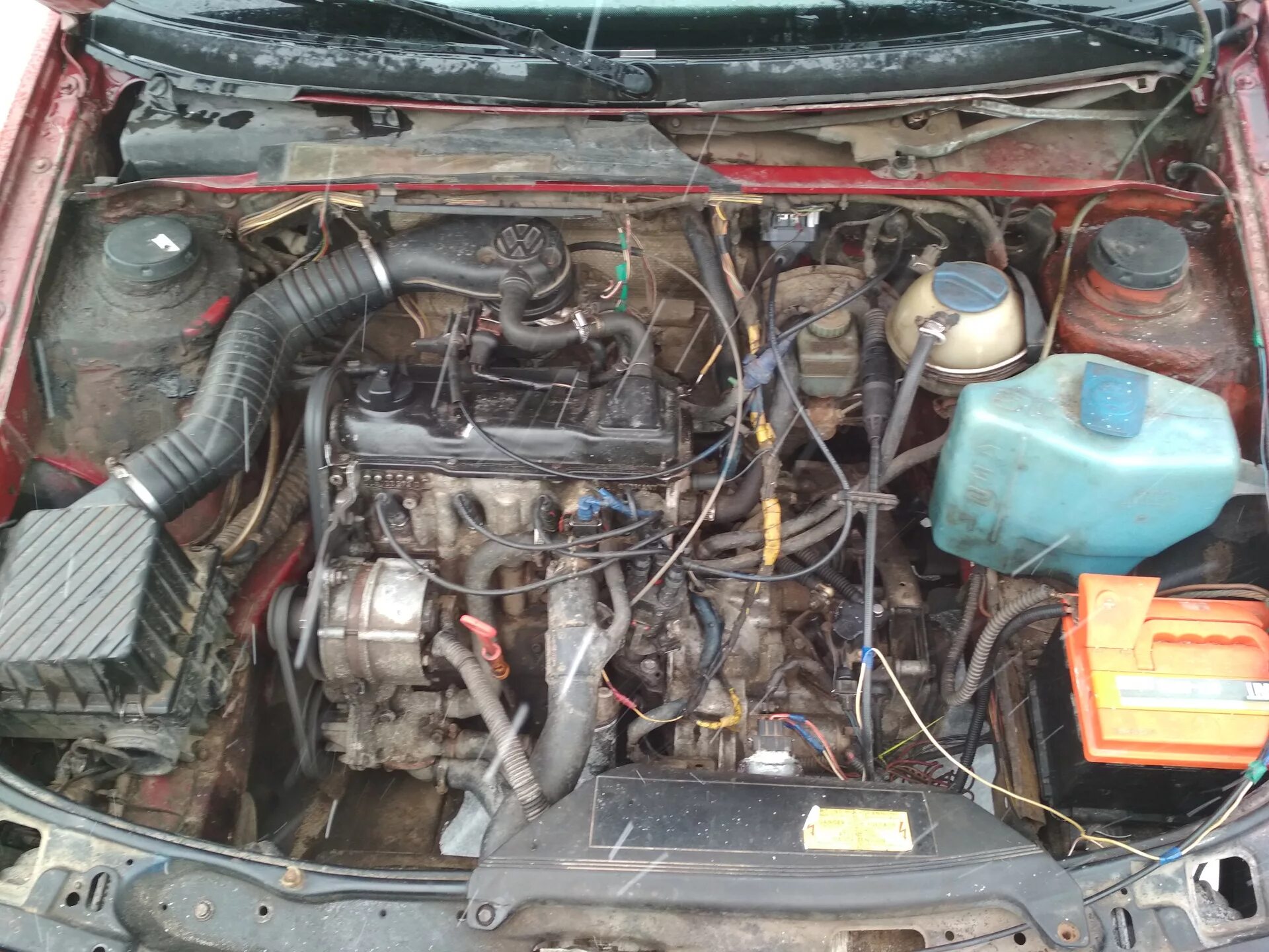 Установка генератора WPS-253a - Volkswagen Passat B3, 1,8 л, 1990 года автозвук 