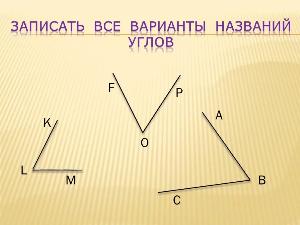 Название углов. Изображение угла. Геометрические углы. Разновидности углов. Как правильно называется угол