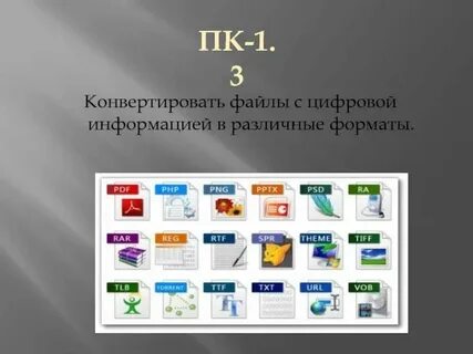 Что такое разные форматы