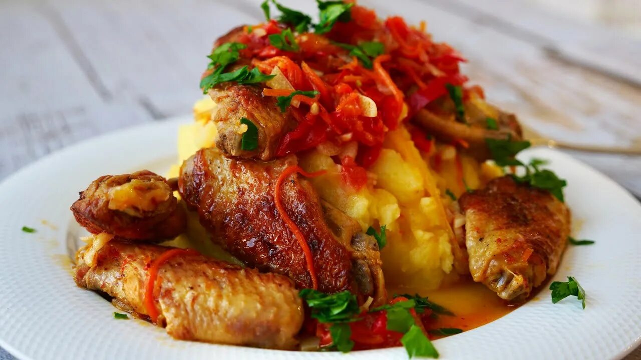 Гарнир к жареной курице. Праздничный гарнир к курице. Крылышки по восточному. Гарнир к курице. Праздничный гарнир к курице.