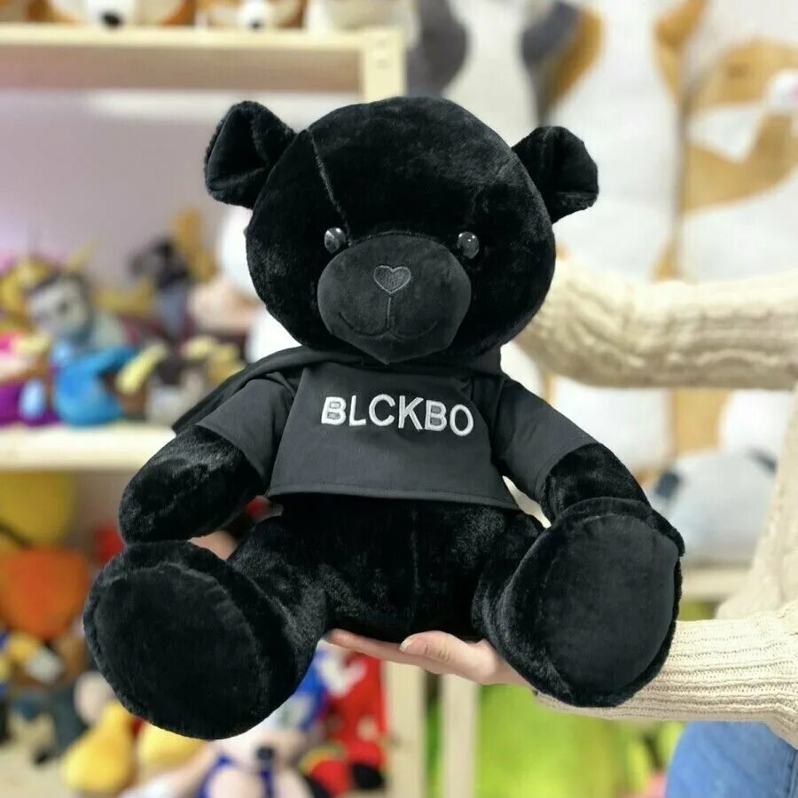 мягкая игрушка черный медведь. мишка черный 40 см blckbo. черный мишка игрушка. блэк беар мишки игрушки. Blckbo плюшевый черный.