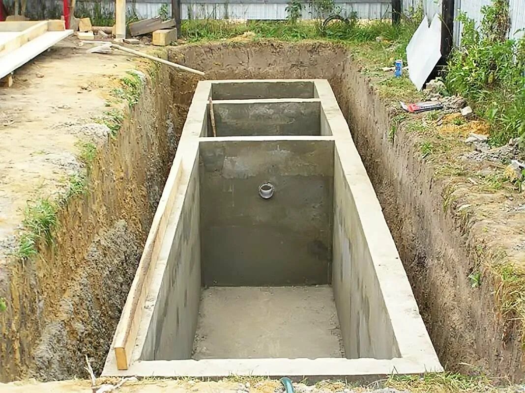 Как делать септик. Канализация - септик (3 ж/б кольца). Септик биокрот. Птик для туалета на даче. Канализация септик переливной.