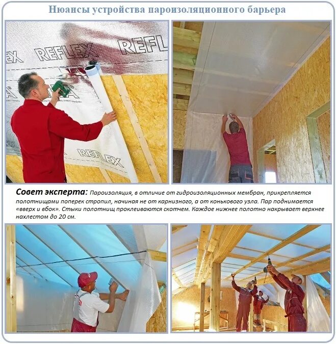 Как определить пароизоляцию
