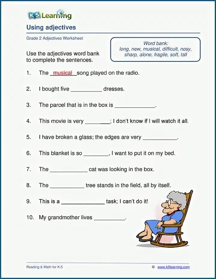 Worksheets грамматика. Прилагательные Worksheets 5 Grade. K5 Learning Comparative adjectives Grade 3 решение. Adjectives for Grade 3. Five adjectives