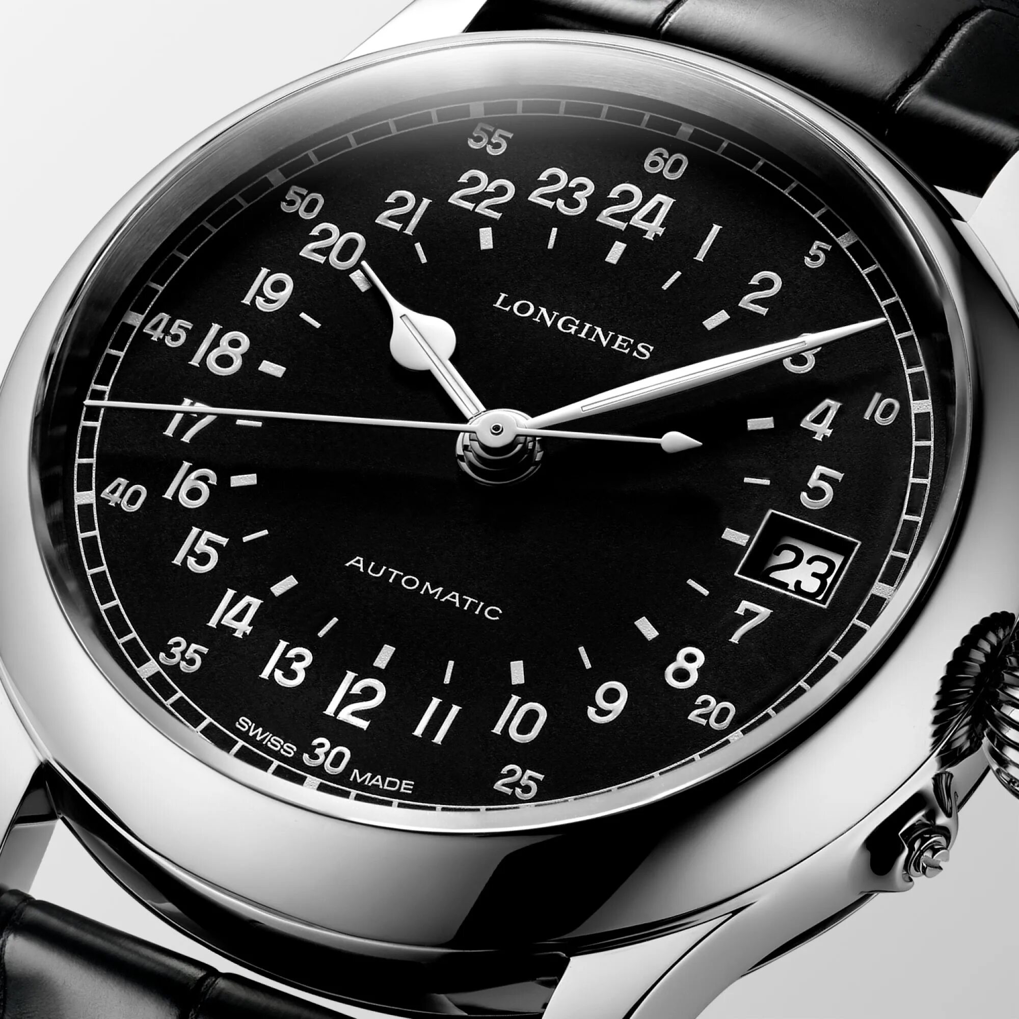 Longines с 24 часовым циферблатом. Longines мужские циферблат 24 часа. Лонжин 24 часа циферблат часы. Часы Longines 24 часовой. Л час с 8