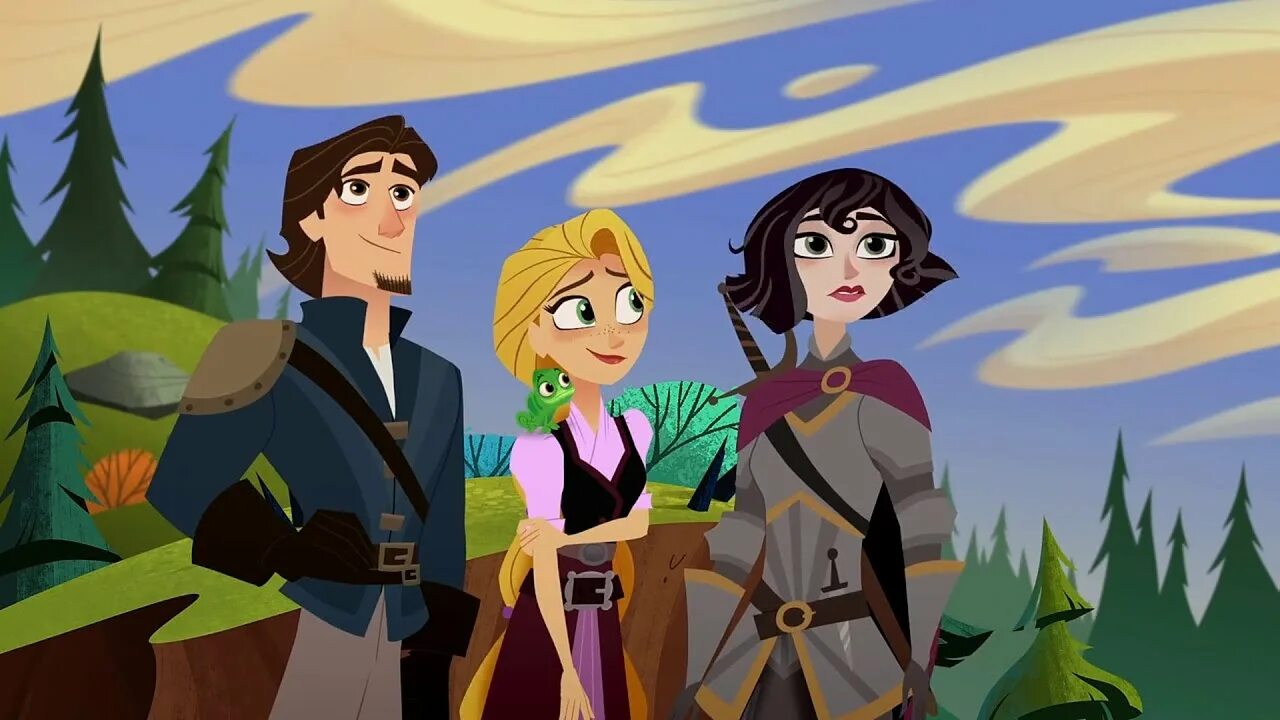 Tangled the series. Кассандра Рапунцель. Лунная Кассандра Рапунцель.