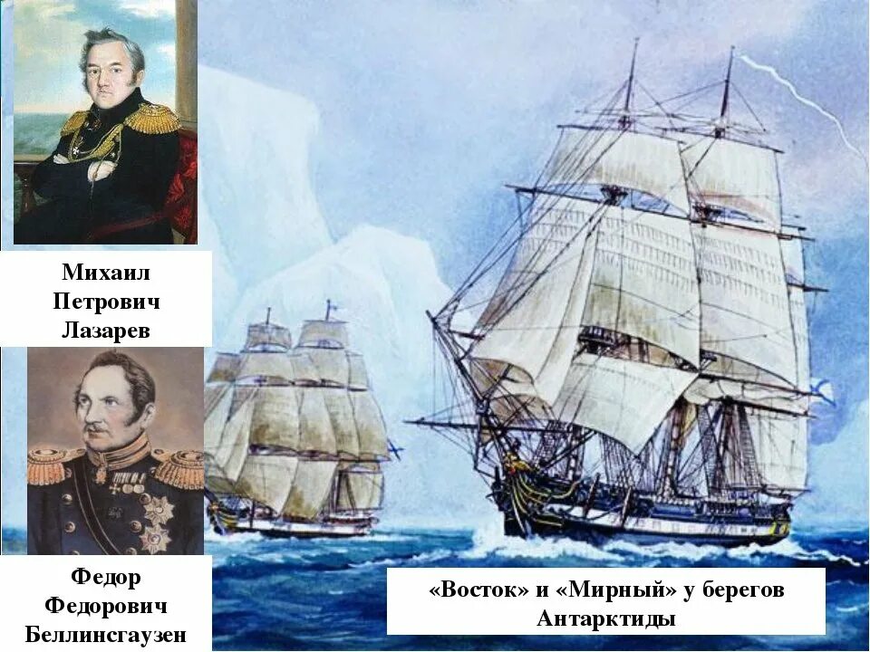 В каком была открыта антарктида