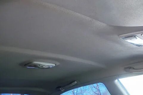Заломы потолка автомобиля