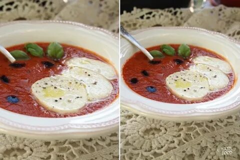 Пюре с моцареллой