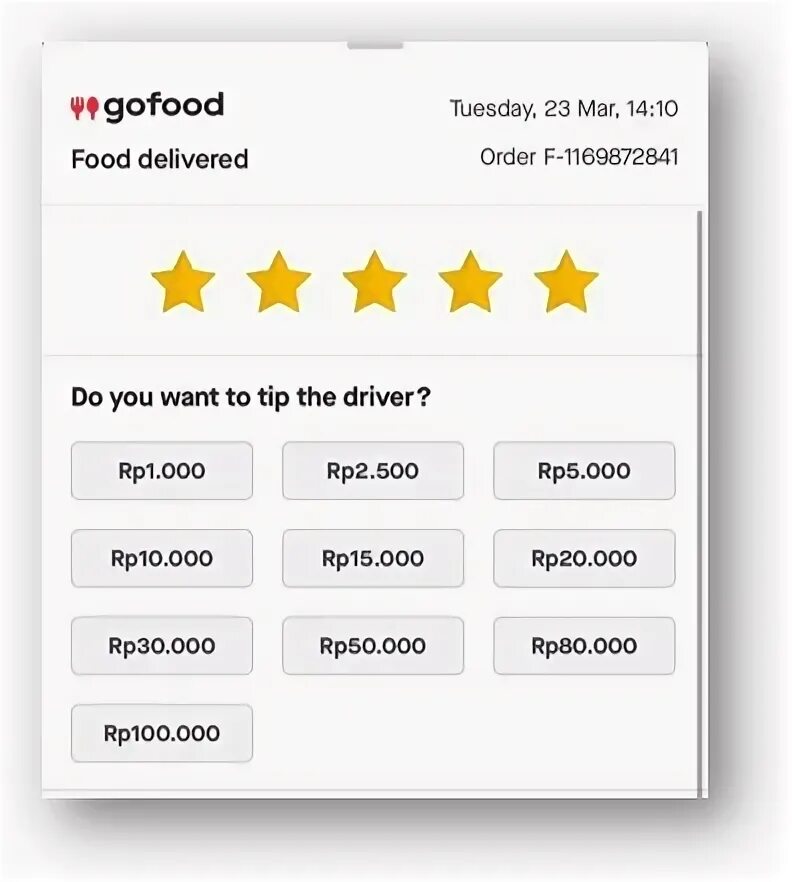 Go to order. Go to order