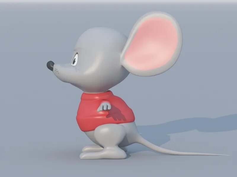 3d мышь. Мышь для 3d Max. Мышонок 3д. Серый мышонок из мультика.