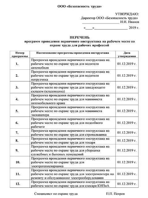 Приложение список сотрудников