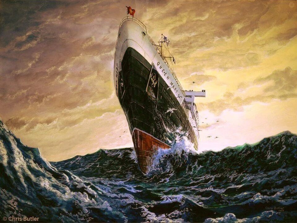 Океаник лайнер. Арт лайнер. Лайнер обои. Титаник арты корабля. Корабль куин мэри 2 рисунок.