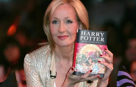 Author of the Harry Potter books, JK Rowling. 