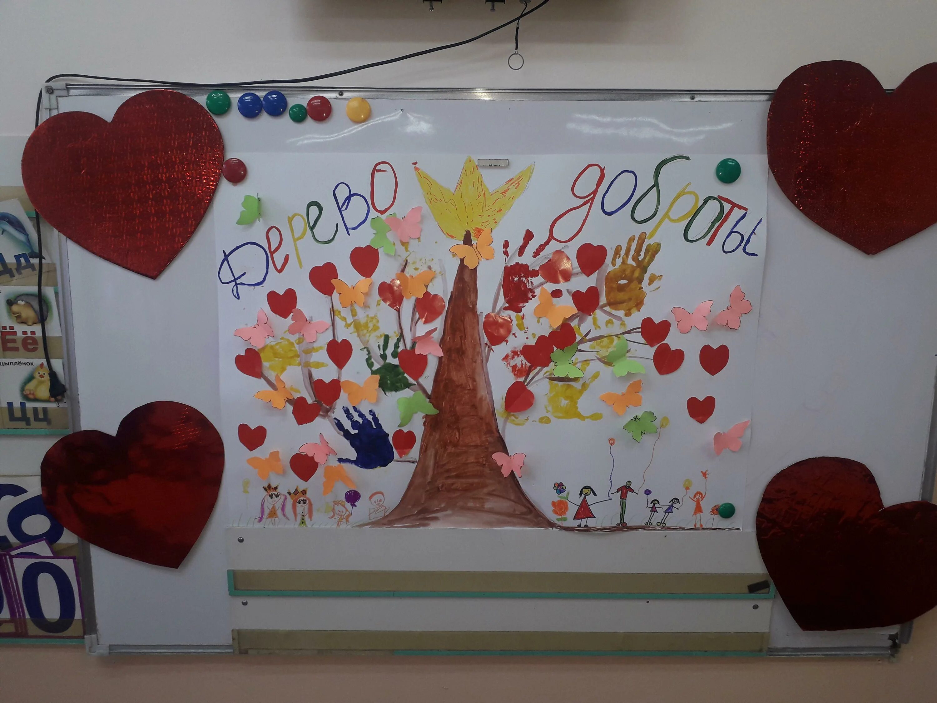 дерево добра сердечки. дерево добра в детском саду младшая группа. дерево доброты в детском саду старшая группа. плакат с сердечками. дерево доброты для дошкольников.