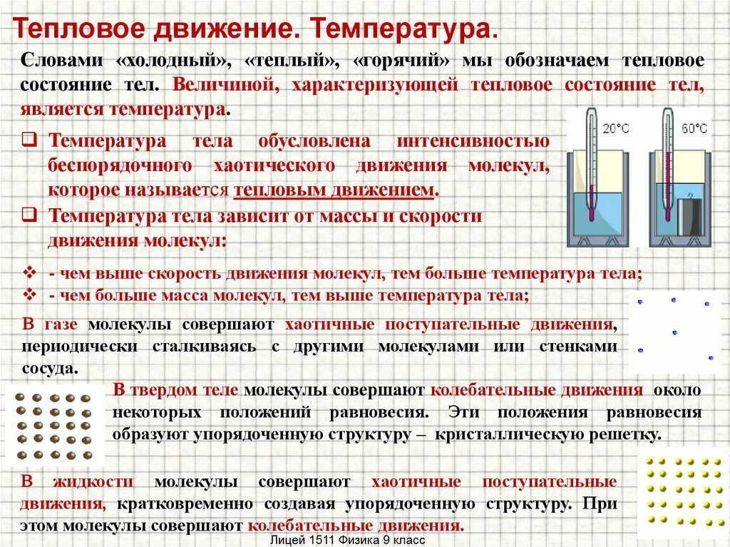 Постоянная сильная температура. Тема: тепловое движение. Температура.внутренняя энергия. (8 Класс). Тепловое движение физика 8 класс. Тепловое движение температура. Тепловое движение температура кратко.