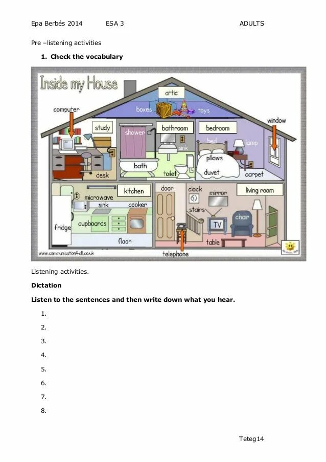 Inside the House Vocabulary. Inside my House. Inside my House описание по картинке. My Dream House лексика.