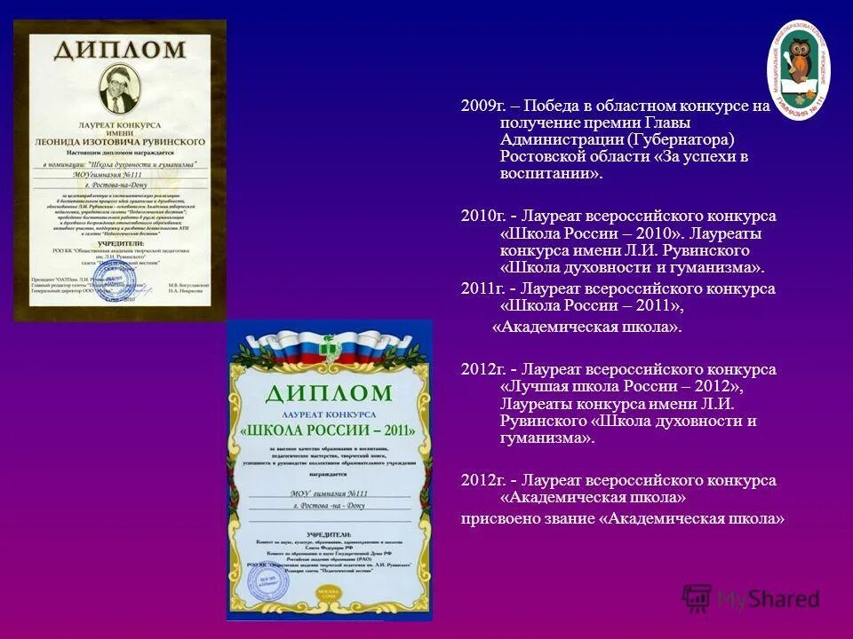 Получить номинацию. Получить номинацию