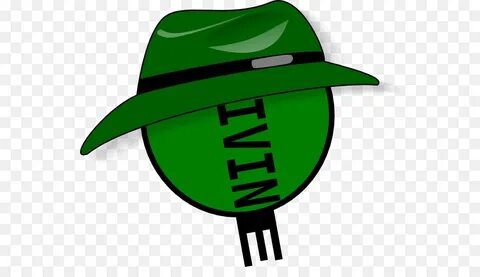 I a green hat