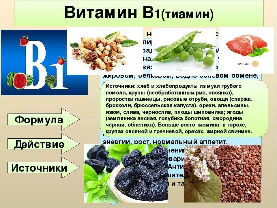 Содержание в продуктах витамина в 1. Витамин b1 тиамин. Источники витамина в1 тиамина. Витамин б1 тиамин. Витамин в1 тиамин содержится в.