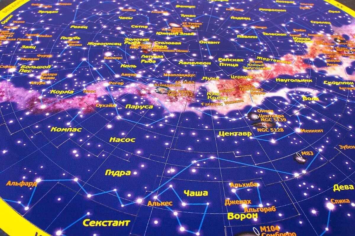 Карта звездного неба. Звёздная карта неба. Карта созвездий. Карта Южного звездного неба.