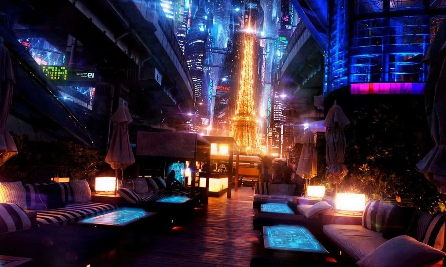 Light future. Cyberpunk 2077 ночные клубы. Город Найт Сити Cyberpunk 2077 ночь. Кафе в стиле киберпанк Москва. Неоновый бар Cyberpunk.
