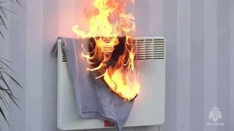 Обогреватель причина пожара