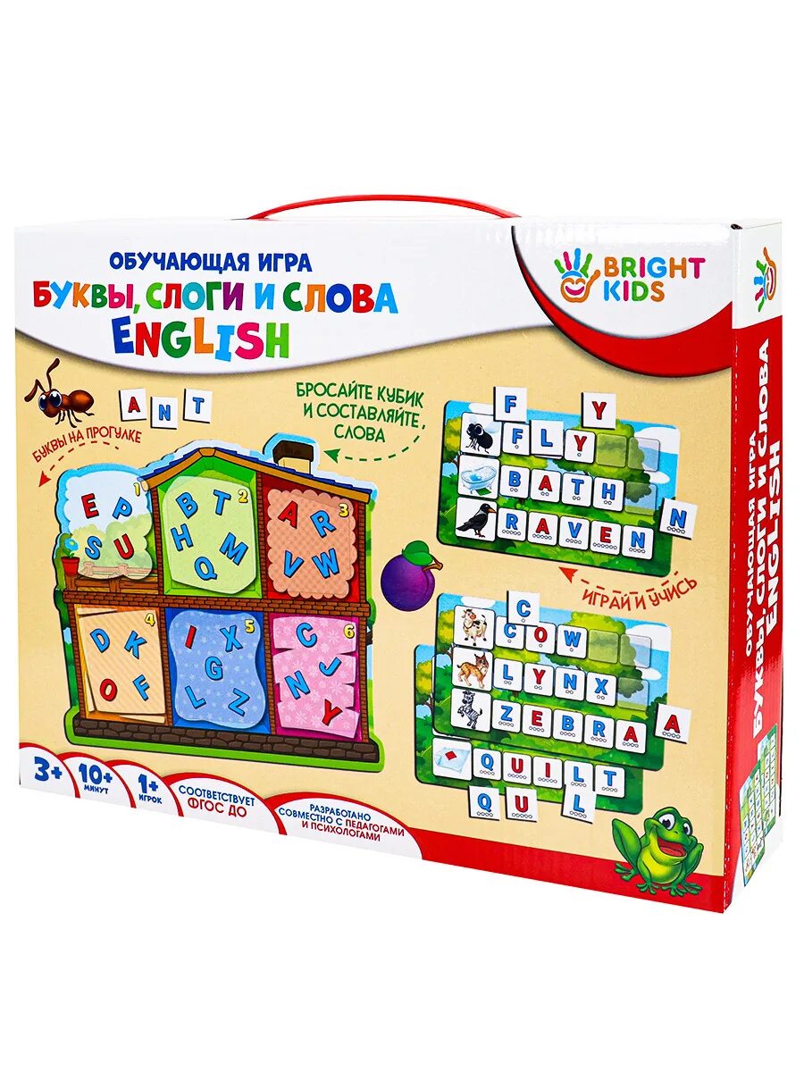 Английские слова купить. Игра обучающая буквы,слоги и слова English ин-7632 Bright Kids. Обучающая игра буквы слоги и слова Bright Kids. Игра обучающая буквы слоги слова English. Kids Bright английский.