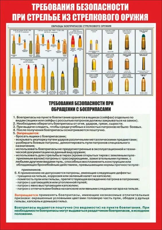 Разрешение на выполнение стрельб. Меры безопасности при стрельбе военнослужащих. требования безопасности при обращении с боеприпасами. требования при стрельбе. тб при обращении с оружием.