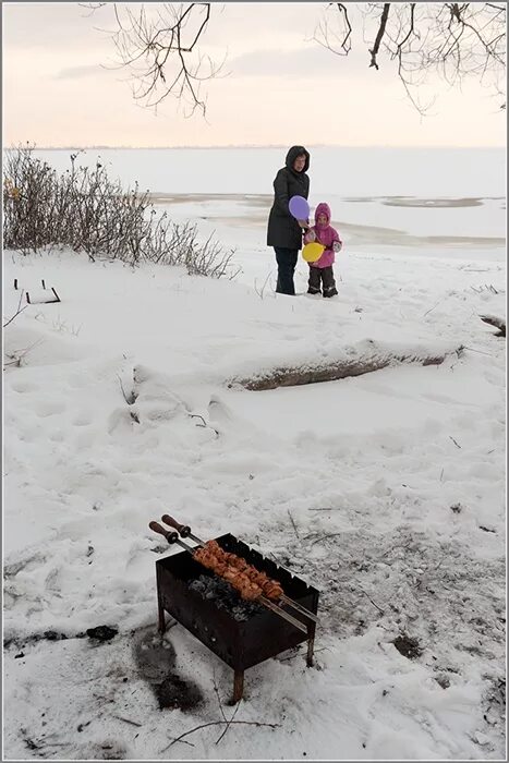 Как устроить зимние шашлыки возле гаража Постройки во дворе Фотоальбом АК Архите