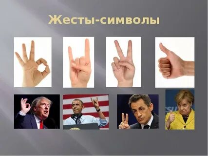 Жесты картинки для презентации