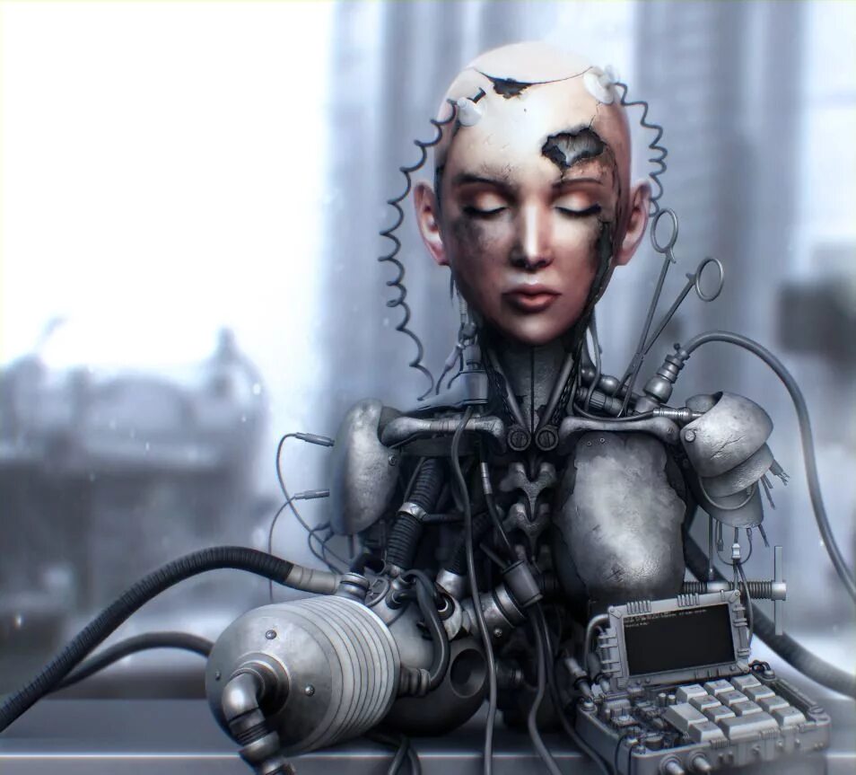 Cyberpunk роботы