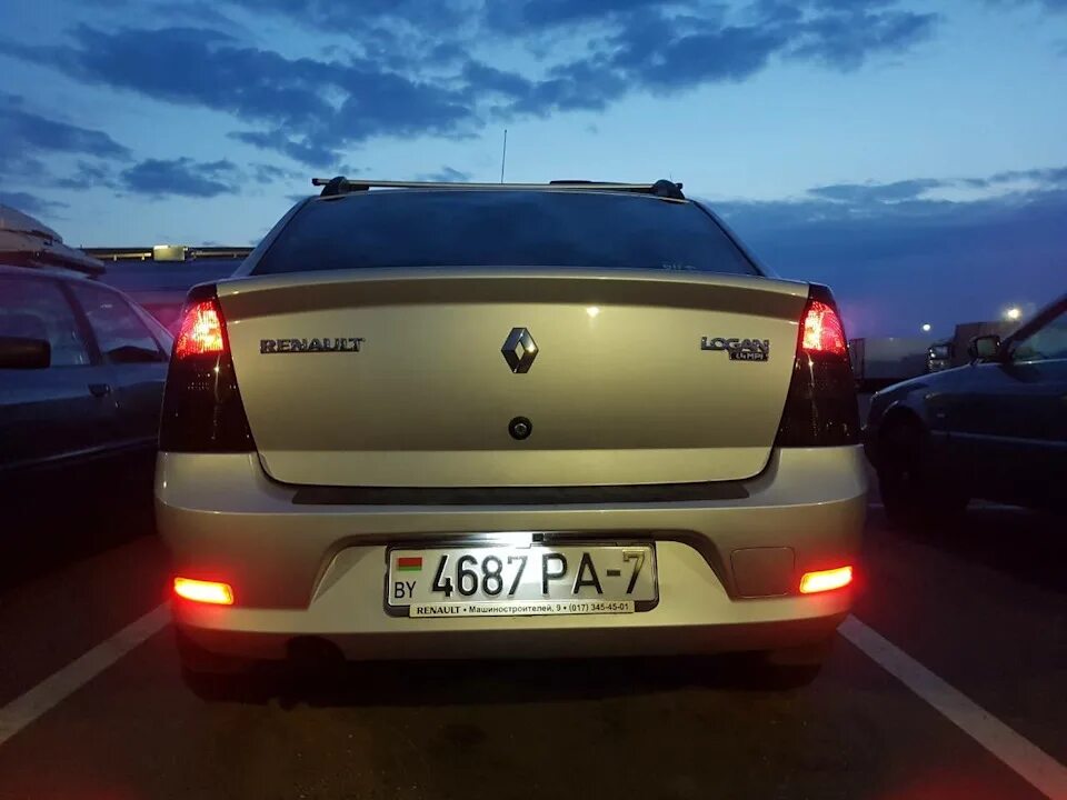 Логан фонари тюнинг Приехали тюнинг фонари Рено Логан Renault Logan (1G), 1,4 л, 2006 года тюнинг