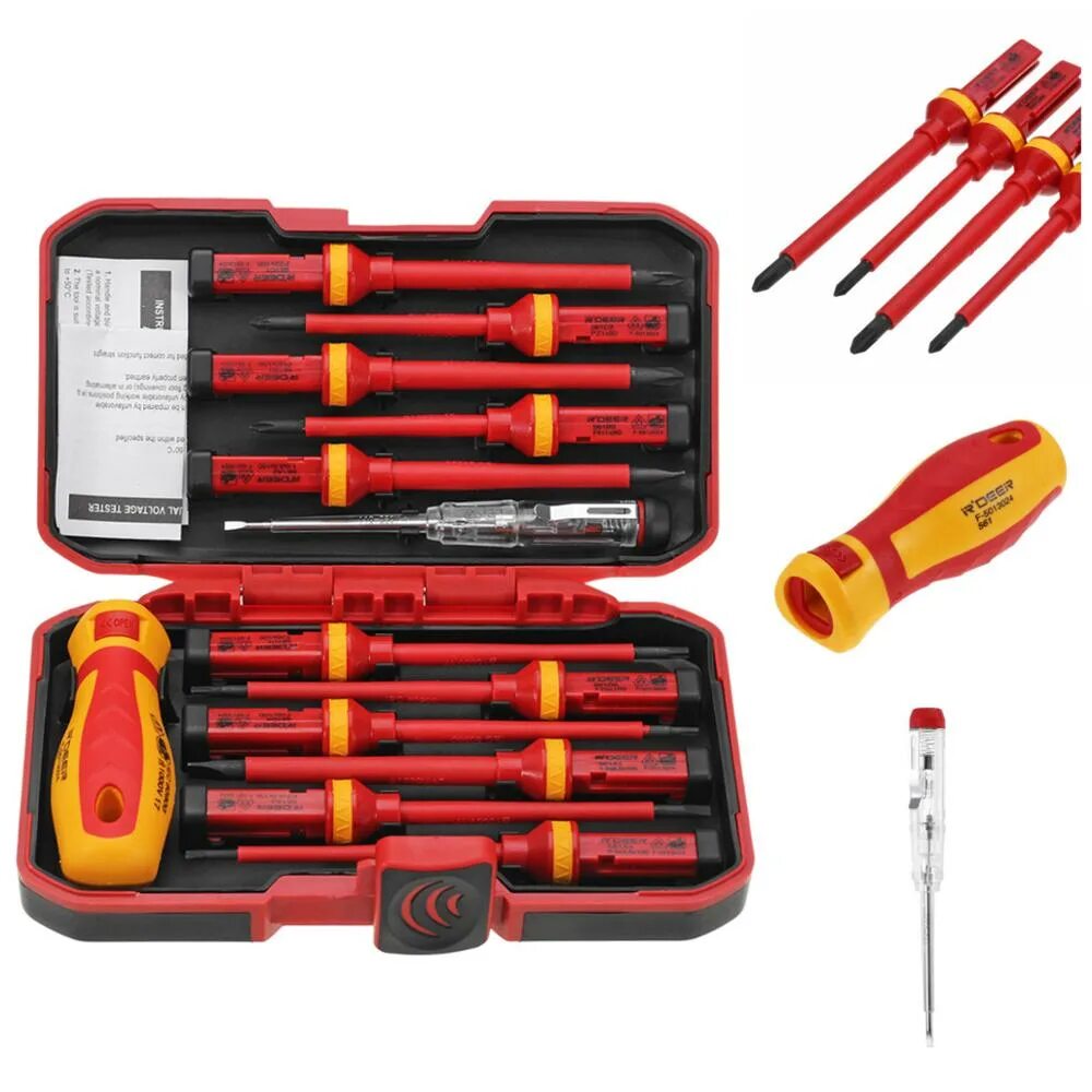 Изоляция отверток. Screwdriver Set набор отверток. Набор отверток CR-V 49096. VDE 1000v набор отверток 13 предметов. Изолированная отвертка торкс.