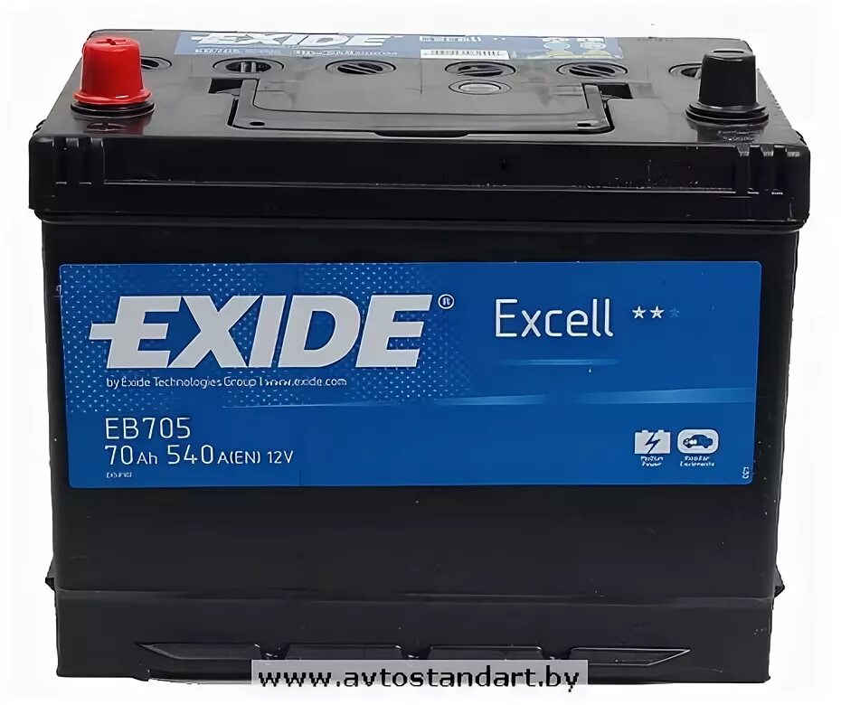 Куплю аккумулятор для автомобиля в минске. Аккумулятор Exide eb705. Аккумулятор Exide Excell eb705. Eb450 Exide. Excell аккумулятор 12v 62ah 540a ETN 0(R ) b1.