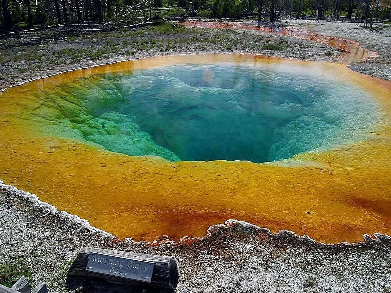 Где самые теплые воды. Йеллоустоун озеро утренней славы. Йеллоустонский национальный парк озеро утренней славы. Озеро утренней славы, национальный парк Yellowstone в США. Озеро утренней славы в национальном парке Йеллоустоун США.