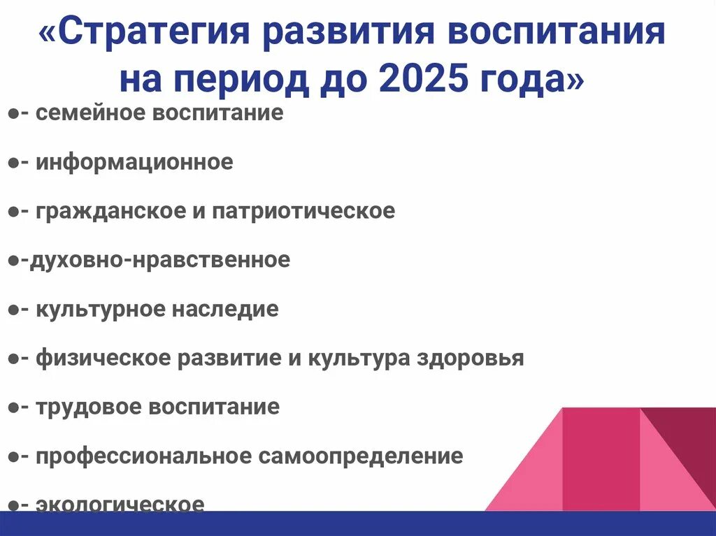 Направления стратегии воспитания. Направления развития воспитания. Основные направления развития воспитания. Основные направления развития воспитания в РФ.