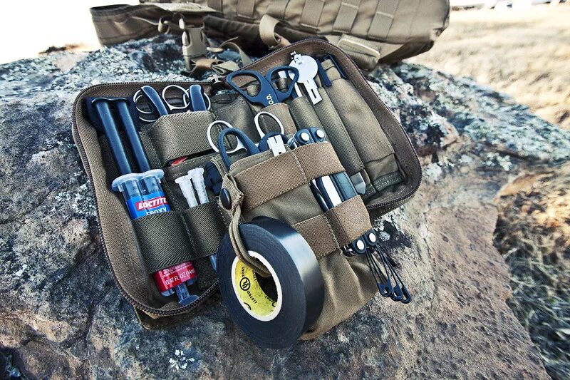 EDC Gear Tactical. ЕДС набор для выживания в лесу. Походное снаряжение. Рюкзак для выживания.