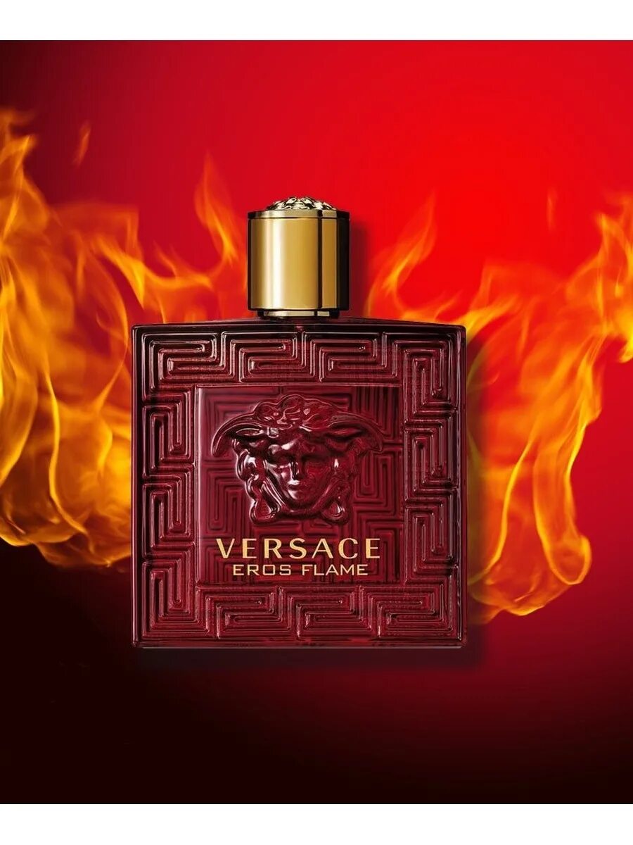 Versace Eros Flame 100ml. Versace - Eros Flame EDP 100мл. Versace Eros Flame Eau de Parfum. Eros Flame Versace 100 мл.