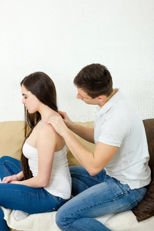 Man and she