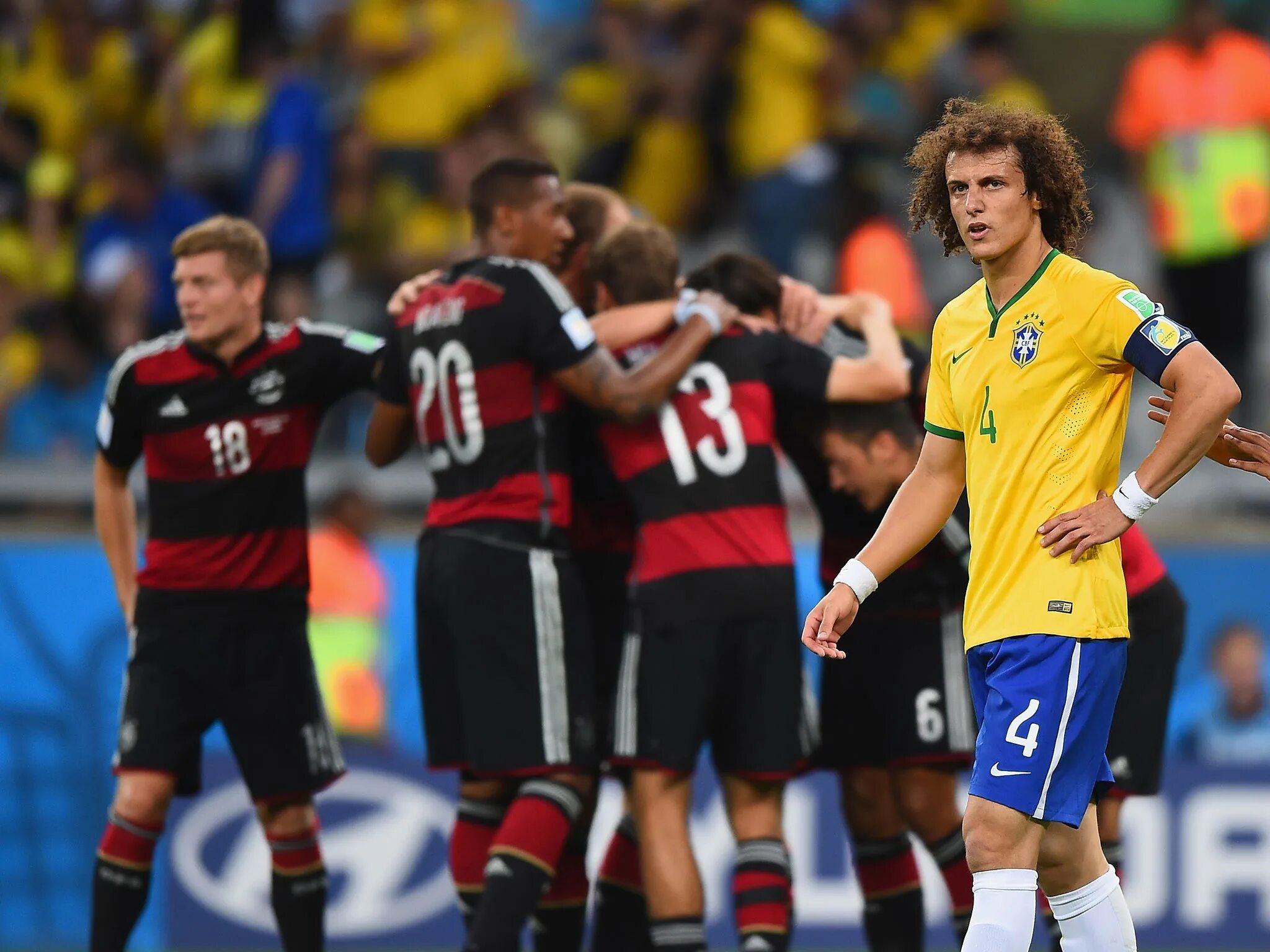 Германия 1 июля. ЧМ 2014 Германия Бразилия 7:1. Бразилия Германия 2014. Germany Brazil 7-1. Полуфинал 2014 Германия Бразилия счет.