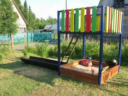 Как сделать площадку на даче своими руками