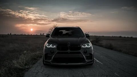 BMW 2018 X5M Z Performance Спереди Черный Автомобили фото 4096x2304 авто, м...